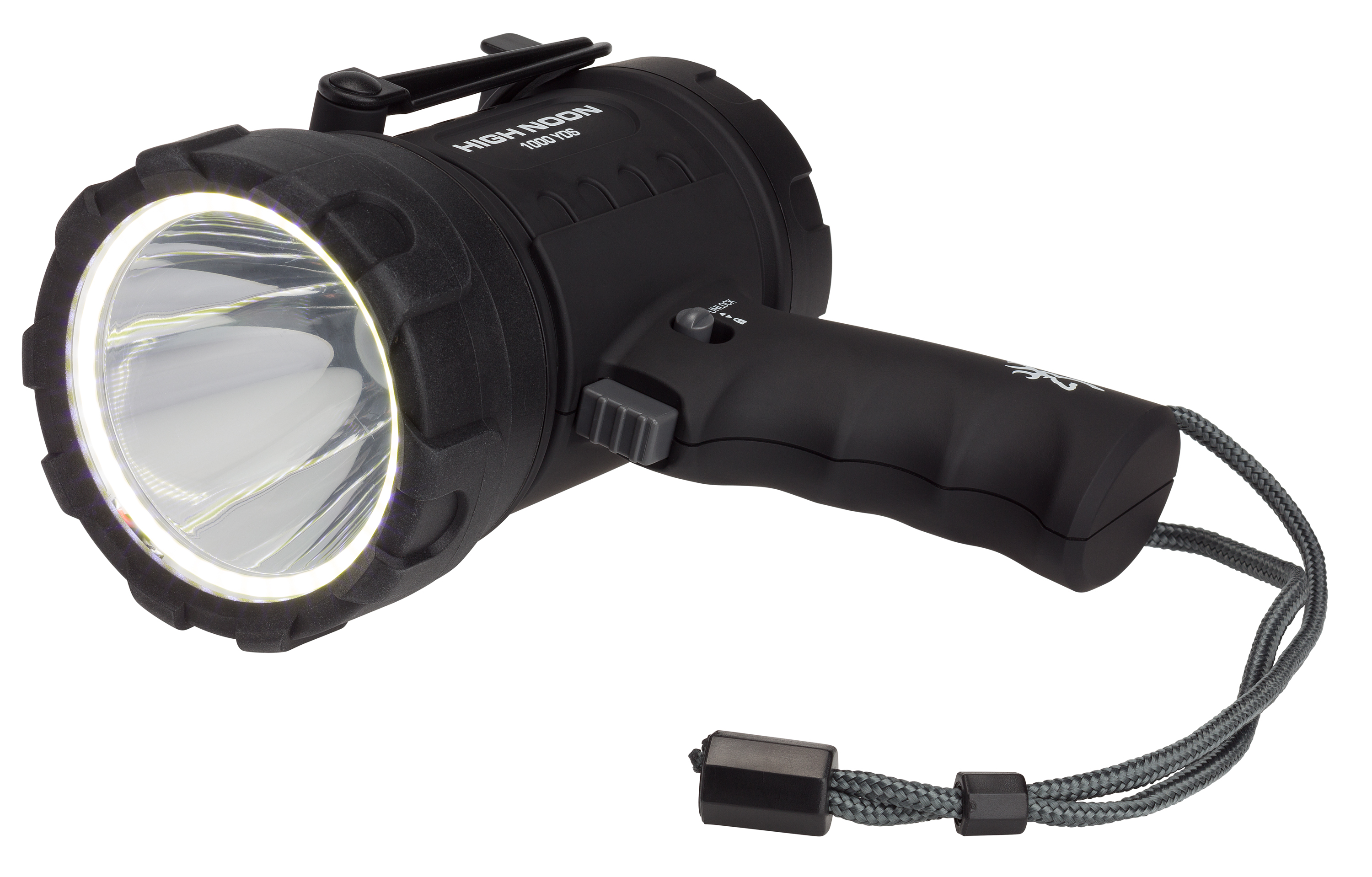 Browning High Noon Pro Black Rechargeable 1000 Lumen Spotlight - Model 7774